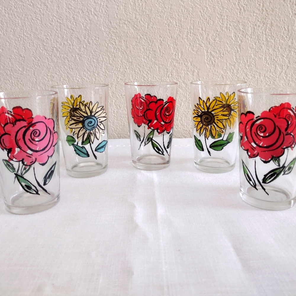 Vintage Juice Glasses